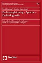 Rechtsvergleichung - Sprache - Rechtsdogmatik