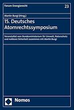 15. Deutsches Atomrechtssymposium