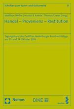 Handel - Provenienz - Restitution