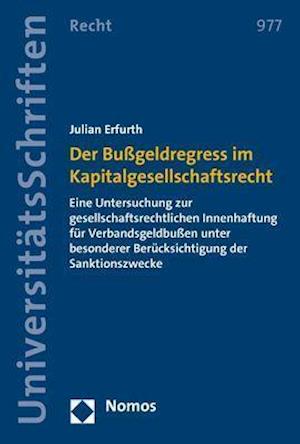 Der Bußgeldregress im Kapitalgesellschaftsrecht