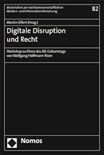 Digitale Disruption und Recht