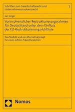 Vorinsolvenzlicher Restrukturierungsrahmen für Deutschland unter dem Einfluss der EU-Restrukturierungsrichtlinie