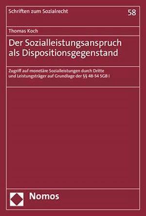 Der Sozialleistungsanspruch als Dispositionsgegenstand