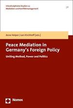 Peace Mediation in Germany's Foreign Policy
