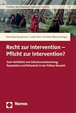 Recht zur Intervention - Pflicht zur Intervention?