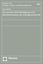 Die vererbte OHG-Beteiligung in der Nachlassinsolvenz der Erbengemeinschaft