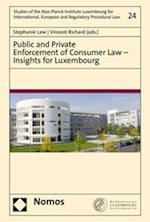 Public and Private Enforcement of Consumer Law - Insights for Luxembourg