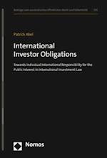 International Investor Obligations