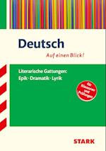 Deutsch - auf einen Blick! Gattungen: Epik, Dramatik und Lyrik