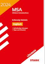 STARK Lösungen zu Original-Prüfungen und Training MSA 2024 - Englisch - Schleswig-Holstein