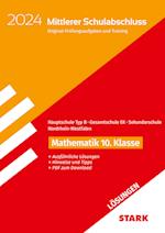 STARK Lösungen zu Original-Prüfungen und Training - Mittlerer Schulabschluss 2024 - Mathematik - Hauptschule Typ B/