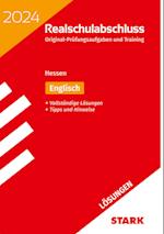 STARK Lösungen zu Original-Prüfungen und Training Realschulabschluss 2024 - Englisch - Hessen