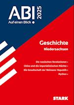 STARK Abi - auf einen Blick! Geschichte Niedersachsen 2025