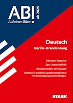 STARK Abi - auf einen Blick! Deutsch Berlin/Brandenburg ab 2025