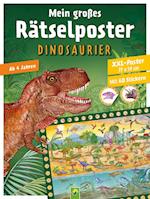 Mein großes Rätselposter Dinosaurier