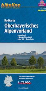 Oberbayerisches Alpenvorland cycle map