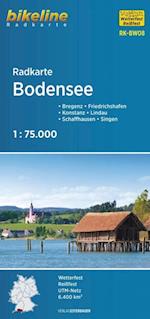 Bodensee Radkarte: Bregenz, Friedrichshafen, Konstanz, Lindau, Schaffhausen, Singen
