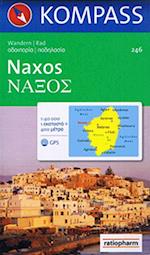 Naxos, Kompass Wander - Radkarte 246* 1:40.000