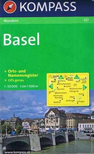 Basel, Kompass Wanderkarte 127