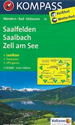 Saalfelden Saalbach Zell am See, Kompass Wanderkarte 30