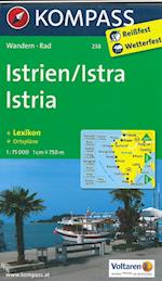 Istrien - Istria, Kompass Wanderkarte 238