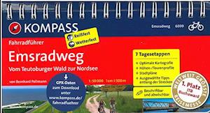 Kompass Fahrradführer 6030: Emsradweg : Vom Teutoburger Wald zur Nordsee