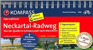 Kompass Fahrradführer 6282: Neckartal-Radweg : Von der Quelle im Schwarzwald nach Mannheim
