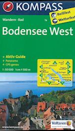 Bodensee West, Kompass Wandern- & Radkarte 1a