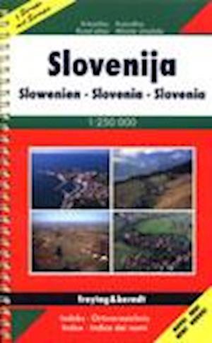 Slowenien - Slovenia, Freytag & Berndt Autoatlas* 1:250 000