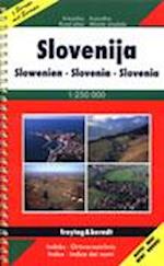 Slowenien - Slovenia, Freytag & Berndt Autoatlas* 1:250 000