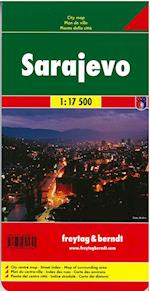 Sarajevo, Freytag & Berndt City Map 1:17 500