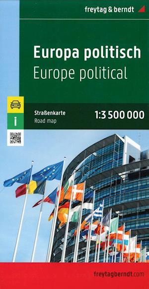 Europe Political, Freytag & Berndt Road Map