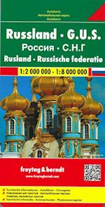 Russland, Freytag & Berndt Autokarte 1:2 mill./1:8 mill.