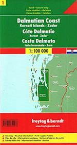 Dalmatian Coast 1, Freytag & Berndt Autokarte