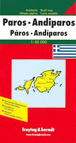 Paros - Andiparos, Freytag & Berndt Autokarte 1:50 000