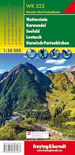 Wetterstein - Karwendel - Seefeld - Leutasch - Garmisch-Partenkirchen Hiking + Leisure Map 1:50 000
