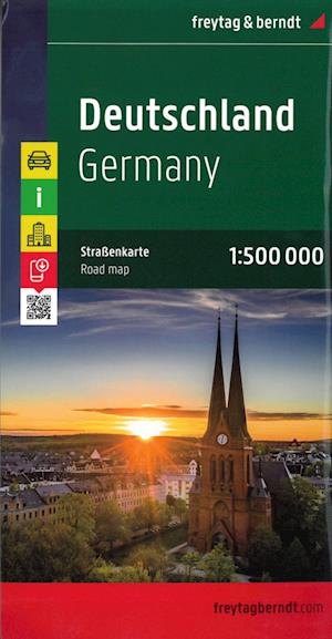 Germany - Deutschland, Freytag & Berndt Road Map