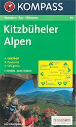 Kitzbüheler Alpen, Kompass Wanderkarte 29 1:50 000