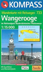 Wangerooge im Naturpark Niedersächsisches Wattenmeer, Kompass Wanderkarte 733
