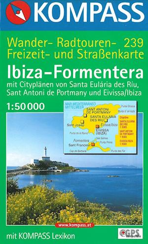 Ibiza, Kompass Wanderkarte 239 1:50 000