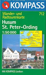 Husum-St-Peter-Ording, Kompass Wanderkarte 712 1:50 000