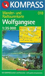Wolfgangsee, Kompass Wanderkarte 018 1:35 000