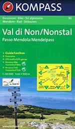 Val di Non - Nonstal : Passo Mendola - Mendelpass, Kompass Wandern Rad Skitouren 95
