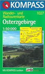 Osterzgebirge, Kompass Wanderkarte 1027 1:50 000