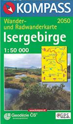 Isergebirge (Jizerske Hory), Kompass Wander- u. Radwanderkarte 2050 1:50 000