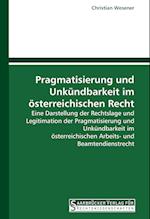 Pragmatisierung und Unkündbarkeit im österreichischen Recht