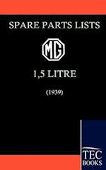 Spare Parts List for the MG 1 1/2 Litre (1939)