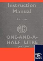 Instruction Manual for the MG 1,5 Litre