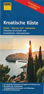 Kroatische Küste: Istrien, Kvarner Golf, Dalmatien, ADAC CampingKarte