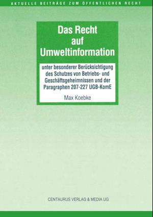 Das Recht auf Umweltinformation